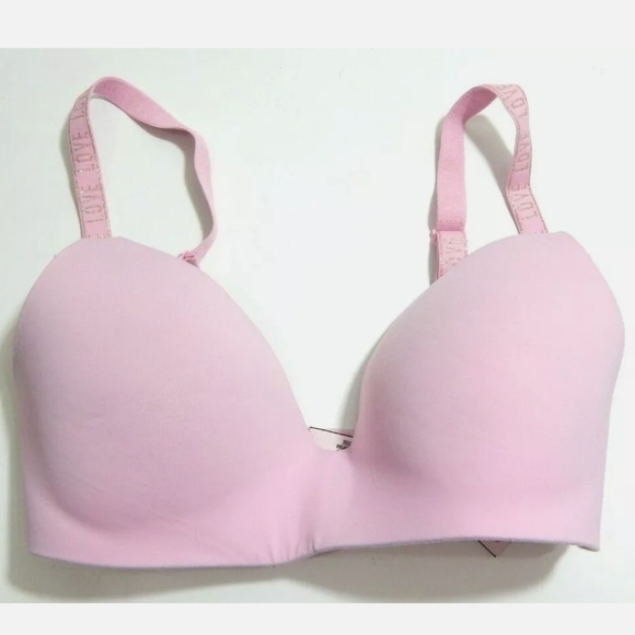 Victoria's Secret No Wire Logo Strap Bra - Picture 1 of 5